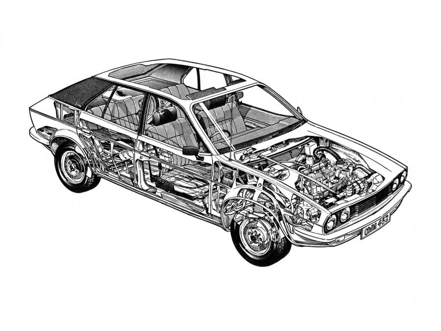 Схема Austin Princess 2 2000 HL 1978 года  (фото 2 из 2)